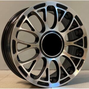 Fiat Style 606 6.5x16 4x98 ET35 Black Face Machined