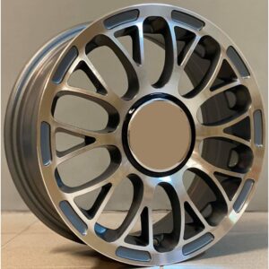 Fiat Style 606 6.5x16 4x98 ET35 Gun Metal Face Machined
