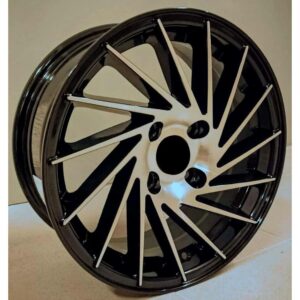 Ford Style 825 6.5x15 4x108 ET34 Black Face Machined