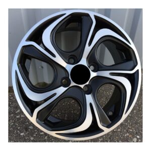 Ford Style 980 5.5x14 4x108 ET35 Black Matt Face Machined