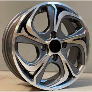 Ford Style 980 5.5x14 4x108 ET35 Gun Metal Face Machined