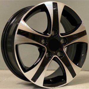 Hyundai Style 13 6x15 5x114.3 ET48 Black Face Machined