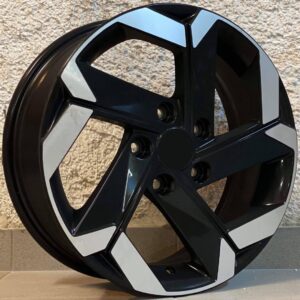 Hyundai Style 137 6x16 5x114.3 ET43 Black Face Machined
