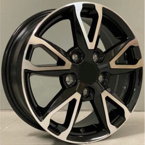 Hyundai Style 17 6x15 5x114.3 ET48 Black Face Machined