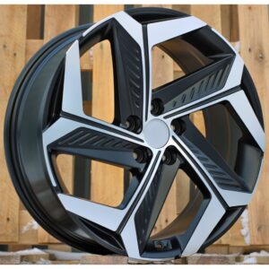 Hyundai Style 1926 7.5x18 5x114.3 ET51 Black Matt Face Machined