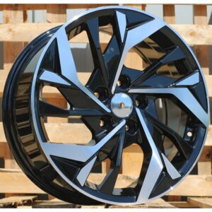 Hyundai Style 1953 7x17 5x114.3 ET43 Black Face Machined