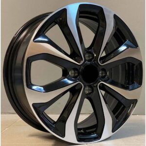 Hyundai Style 275 6x15 4x100 ET45 Black Face Machined