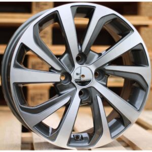 Hyundai Style 423 6x15 4x100 ET45 Gun Metal Face Machined