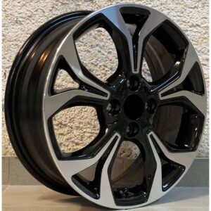 Hyundai Style 474 6x16 4x100 ET49 Black Face Machined