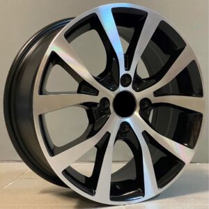 Hyundai Style 5122 6.5x15 4x100 ET40 Black Face Machined