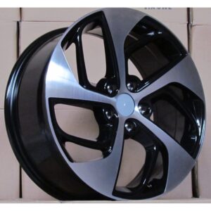 Hyundai Style 5338 7.5x18 5x114.3 ET45 Black Face Machined