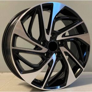Hyundai Style 5518 6.5x16 5x114.3 ET45 Black Face Machined
