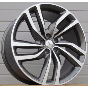 Jaguar Style 721 8.5x20 5x108 ET40 Gun Metal Face Machined