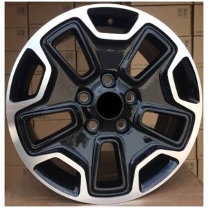 Jeep Style 286 7.5x17 5x127 ET45 Black Face Machined