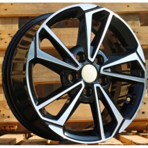 Kia Style 1134 6.5x16 5x114.3 ET50 Black Face Machined