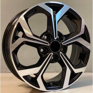 Kia Style 175 7x17 5x114.3 ET53 Black Face Machined