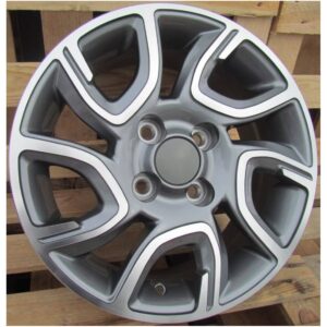 Kia Style 186 6x14 4x100 ET35 Gun Metal Face Machined