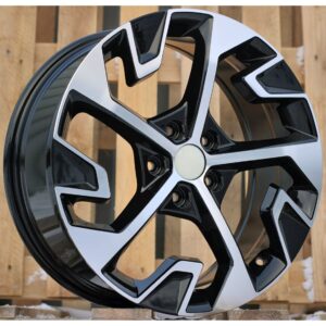 Kia Style 1928 7.5x18 5x114.3 ET51 Black Face Machined