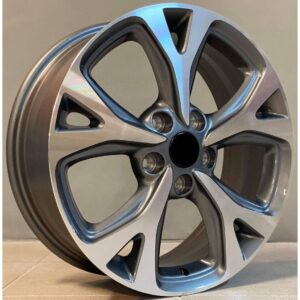 Kia Style 5040 6.5x17 5x114.3 ET49 Gun Metal Face Machined