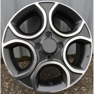 Kia Style 5094 5x14 4x100 ET40 Gun Metal Face Machined