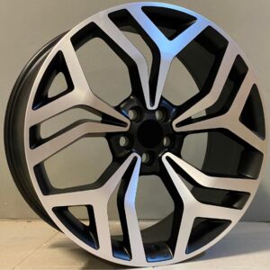 Land Rover Style 1180 9.5x21 5x108 ET45 Black Matt Face Machined