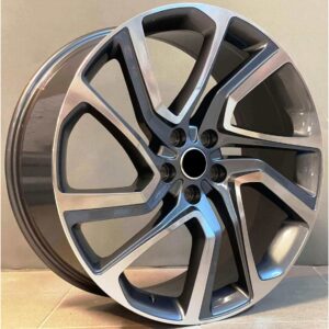 Land Rover Style 1379 9.5x21 5x108 ET45 Gun Metal Face Machined