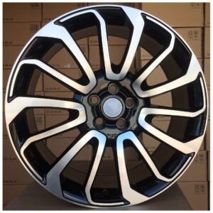 Land Rover Style 149 10x22 5x120 ET45 Black Face Machined