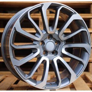 Land Rover Style 149 9.5x22 5x120 ET45 Gun Metal Face Machined