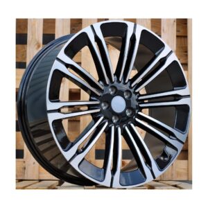 Land Rover Style 1808 8.5x19 5x108 ET45 Black Face Machined