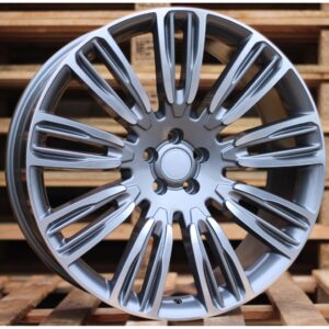 Land Rover Style 9034 9.5x21 5x120 ET48 Gun Metal Face Machined