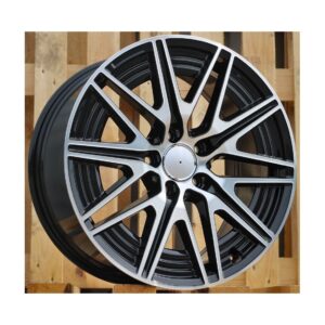 Mercedes Style 102 8.5x19 5x112 ET52 Black Face Machined