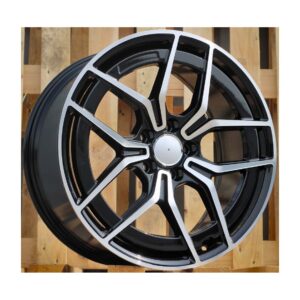 Mercedes Style 1034 8x19 5x112 ET43 Black Face Machined