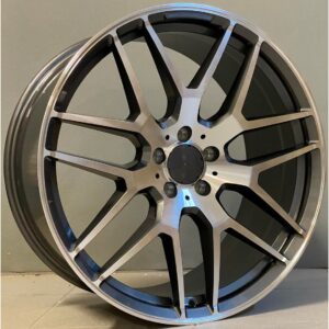 Mercedes Style 115 10x21 5x112 ET46 Gun Metal Face Machined