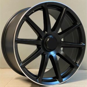Mercedes Style 119 8.5x20 5x112 ET35/38 Black Matt Lip