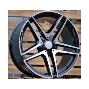 Mercedes Style 1239 9.5x20 5x112 ET36 Black Face Machined