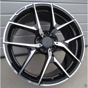Mercedes Style 137 8.5x19 5x112 ET35 Black Matt Face Machined
