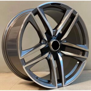 Mercedes Style 1558 9.5x19 5x112 ET45 Gun Metal Face Machined