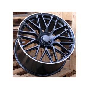 Mercedes Style 1766 8.5x19 5x112 ET38 Black Matt Lip