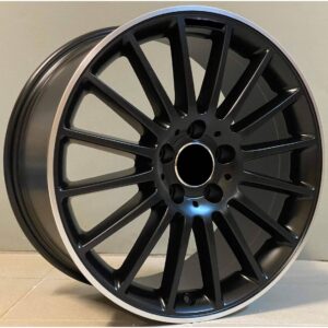 Mercedes Style 281 8x18 5x112 ET45 Black Matt Lip