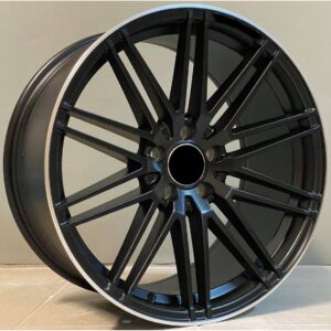 Mercedes Style 297 9.5x19 5x112 ET44 Black Matt Lip