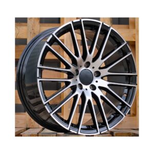 Mercedes Style 341 8.5x19 5x112 ET40 Black Face Machined