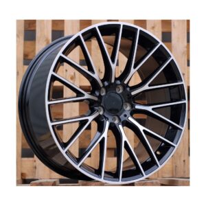 Mercedes Style 342 9x20 5x112 ET34 Black Face Machined