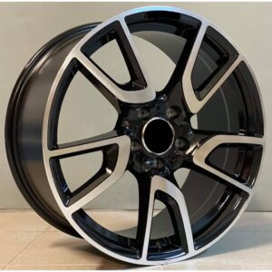 Mercedes Style 40 8.5x18 5x112 ET40/45 Black Face Machined