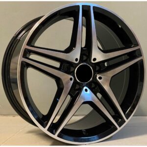 Mercedes Style 443 8.5x19 5x112 ET35 Black Face Machined