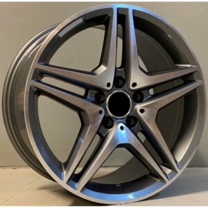 Mercedes Style 443 9.5x19 5x112 ET35 Gun Metal Face Machined