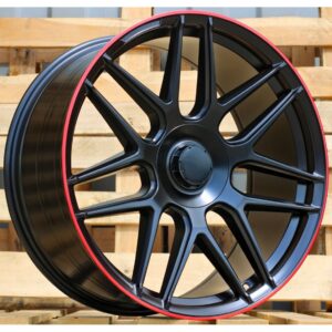 Mercedes Style 5318 10x22 5x130 ET36 Black Matt Lip