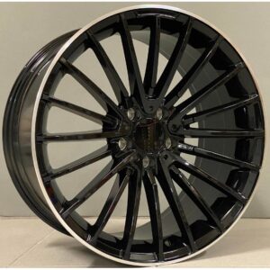 Mercedes Style 532 8.5x19 5x112 ET38/40 Black Glossy Lip