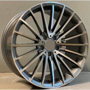 Mercedes Style 532 9.5x19 5x112 ET38 Gun Metal Face Machined