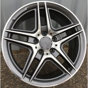 Mercedes Style 564 7.5x17 5x112 ET45 Gun Metal Face Machined