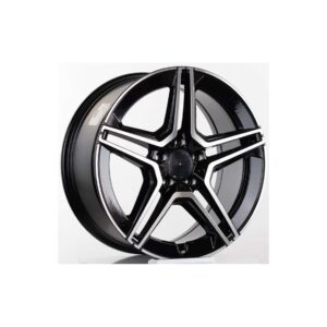 Mercedes Style 680 8x18 5x112 ET43 Black Face Machined